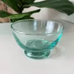 Moroccan mouth-blown beldi glass bowl