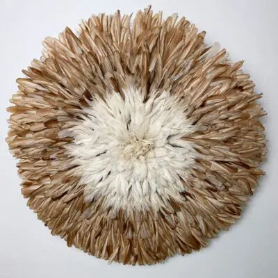 Moroccan handmade jujuhat feather decoration