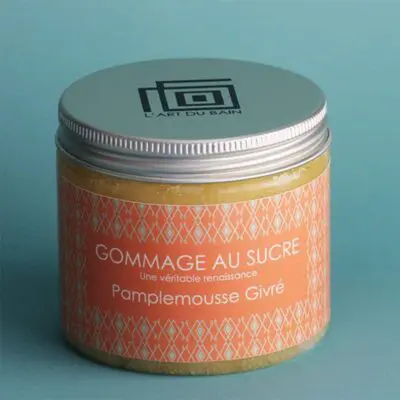 Body scrub in the pamplemousse givré variant