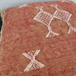 Moroccan cactus silk cushions terracotta_motif 3_1