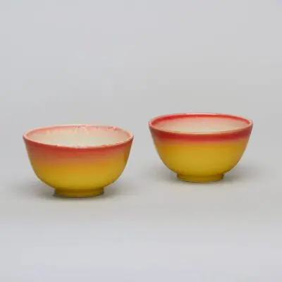 Moroccan handmade bowls in yellow