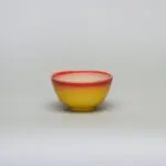 Moroccan handmade bowl in yellow