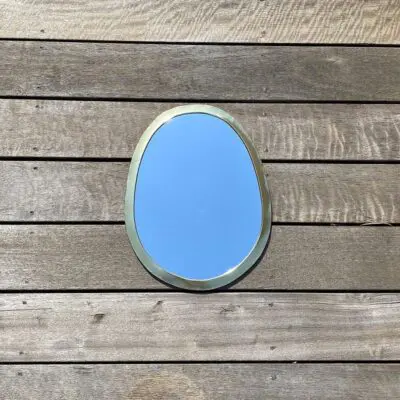 Moroccan oval mirror