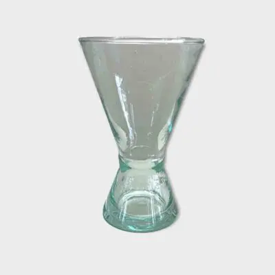 Handgefertigtes transparentes Beldi-Weinglas