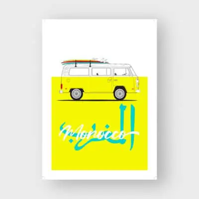 Affisch gul transportör
