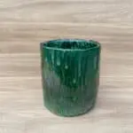 flower pot Tamegroute ceramic green