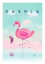 Poster Dakhla paradijs van lamia studio