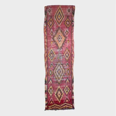 Berber carpet vintage 96x330