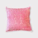 Roze kussensloop van cactuszijde, variant 10.