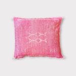 Roze kussensloop van cactuszijde, variant 9