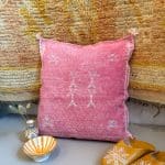 roze kussensloop van cactuszijde variant 8