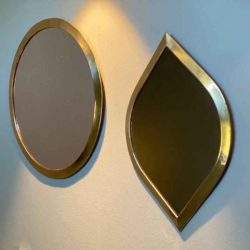 Marokkanske håndlavede spejle med guld kant