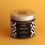 Vrai Savon soap in the amber variant