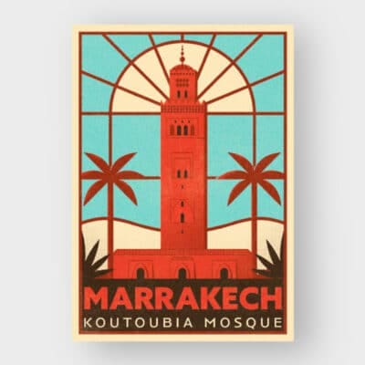 plakat Koutoubia Marrakesh