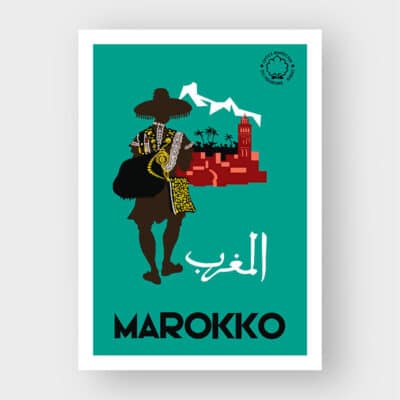 Marokkanisches Plakat Marokko