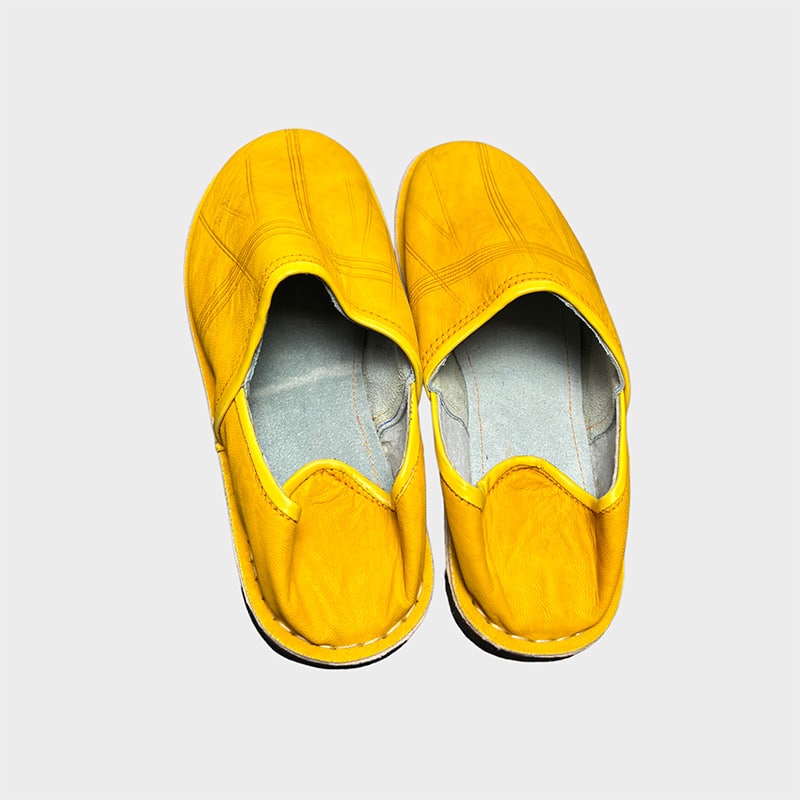 Slippers/skoherre i gul