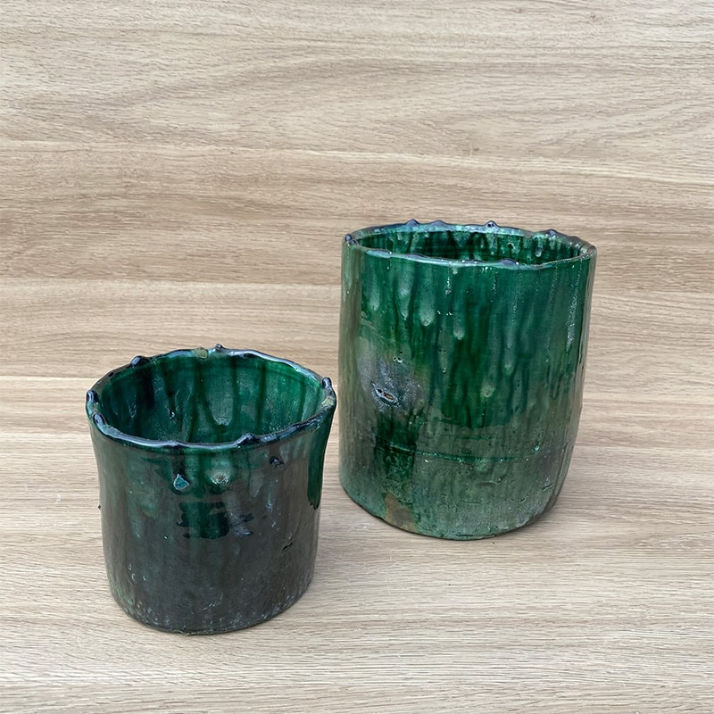 urtepotte Tamegroute keramik grøn