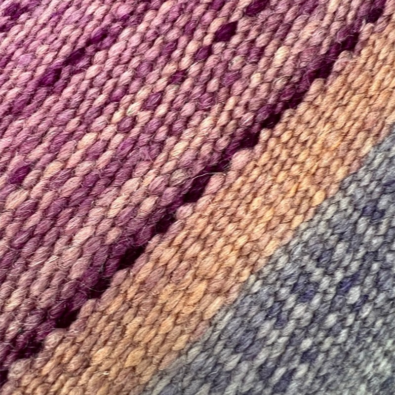 Lavender love pudebetræk af vintage tæppe