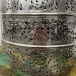 marokkansk pendel lampe sølv metal 1001 nat