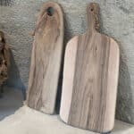 valnøddetræ skære/serveringsbræt - 3 forskellige størrelser