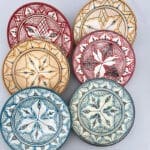 Marokkansk keramik - smukke tallerkner med marokkansk mønster - 20 cm - alle farver