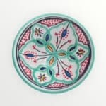 Marockansk keramikskål 12 cm mint sommar