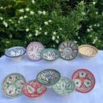 Marokkanische Keramikschale 12 cm in vielen Farben