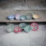 Moroccan ceramic bowl 12 cm in many colours