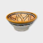 Moroccan ceramic bowls_10 cm_yellow