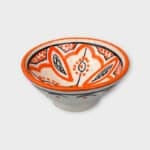 Moroccan ceramic bowls_10 cm_oramge