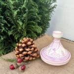 Petit tajine marocain 11 cm de couleur violet clair/violet