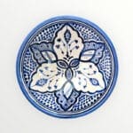 marokkansk keramik skål 18 cm blå 3