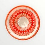 marokkansk keramik skål 18 cm orange 2