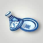 marokkansk keramik tagine blå 11 cm