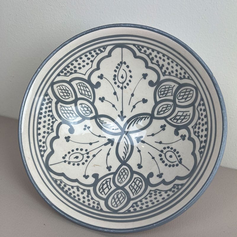 Billede af Marokkanske skåle 18 cm - Grå