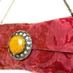Handbag with chain in Bordeaux/pink FLORENTINE