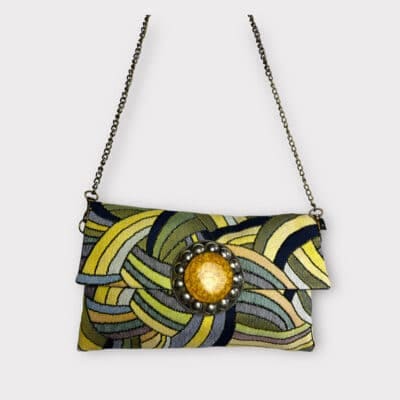 Small handbag with copper chain_ Vivienne