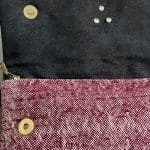 Veronique bordeauxkleurige stp tas met ketting