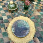 Gelber Teller 26 cm aus Tamegroute-Keramik