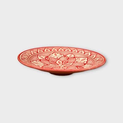 Moroccan dish_35 cm red
