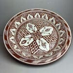 Marokkanische Keramikschale Couscous braun