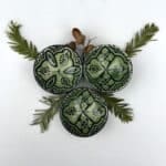 Marokkansk keramik skål_7,5 cm grøn