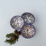 Marokkanische Keramikschale_7,5 cm lila
