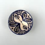 Marokkansk keramik skål_7,5 cm blå