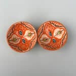 Marokkanische Keramikschale_7,5 cm orange