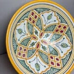 Marokkansk skål 26 cm_gul