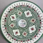 Marokkansk skål_26 cm_Mørkegrøn artist