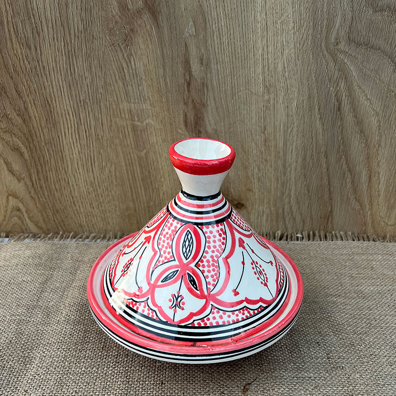 marokkansk tagine 20 cm i rød