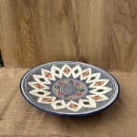 Marockanskt keramikfat 35 cm_blå toner