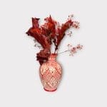 Vase marocain rouge